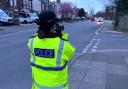 Police officers carried out speed checks in Gorleston last week. Picture - Norfolk Constabulary