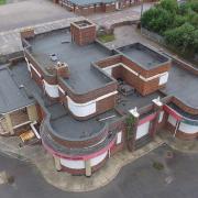 FLASHBACK: An aerial photo of the Iron Duke pub in North Denes area of Great Yarmouth. Photo: Newsquest