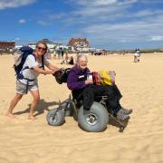 Beach wheelchairs are available for free in Great Yarmouth and Gorleston.