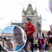 Two runners from Great Yarmouth will be running the London Marathon to help improve the community.