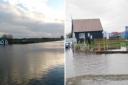 Pictures taken by Youtuber New Name Same Me shows the impact of flooding in the Potter Heigham area