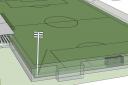 An artist's impression of Gorleston FC's new 800 capacity stadium planned at East Norfolk Sixth Form College. Picture: Gorleston FC
