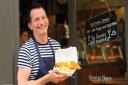 Norfolk's chip shops have tons of unique options (Pictured: Christian Motta of Grosvenor Fish Bar)