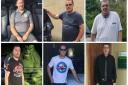 Brian Hodson, Ian Thompson and Karl Layton who between them have lost 10 stone. Photos: Supplied by Slimming World