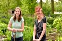 Beccles Allotments and Gardens Association are trying to get more women and children to take up allotments.  Ruth Sainsbury and Nathalie Chidley on the allotment.