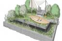 Gary Breeze'�s sketch of the Broadland Boatbuilder'�s Garden which will feature in the Artisan category at Chelsea.