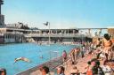 Sunshine and blue water: the outdoor bathing pool on the Golden Mile in 1976 Picture: Great Yarmouth Holiday Guide 1977