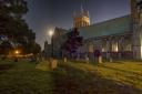 Great Yarmouth Minster Church by night