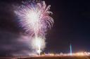 Fireworks on Great Yarmouth beach. Scenes like this one will return next week with the start of the summer holidays.