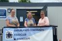 Shrublands Community Foodclub now caters to 400 struggling families in Gorleston. Manager Julie Woods (right) with team members Shelly and Margaret. Picture - James Weeds
