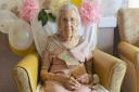 Rita Farmer turned 109 on Saturday. Picture - St Edmunds Residential Care Home