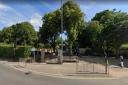 Plants and pots have been thrown inside Caister Cemetery sparking an increase in police patrols in the area. Picture - Google