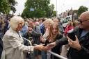 Queen Camilla visited Great Yarmouth on Monday. Picture - Jacob King/PA Wire