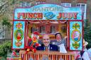 Daniel Hanton is performing Punch and Judy