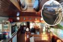 Live onboard this 72-foot Dutch steel barge for sale