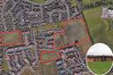 Around 50 people attended the latest Bradwell Parish Council meeting to object to a planning bid of 104 homes. Pictures - Google/Bradwell Parish Council