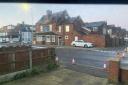 Police have cordoned off North Denes Road in Great Yarmouth