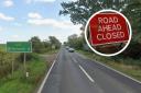 Part of the A47 will be closed this morning