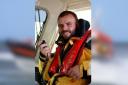 Aaron Thurlow, 39, volunteers with Caister Lifeboat and will be on call this Christmas.