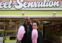 Ainsley Harriott and Grace Dent visit Sweet Sensation in Great Yarmouth.
