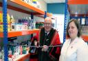 Great Yarmouth borough mayor Adrian Thompson (left) officially opened Sally's Store community supermarket with Great Yarmouth Salvation Army leader Captain Marie Burr on Friday.