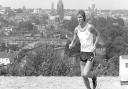 Duncan Forbes training on Mousehold Heath in July, 1976  Pictures: Archant Library
