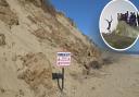 Visitors to Hemsby have been urged to avoid climbing the dunes. Picture - Newsquest/Submitted