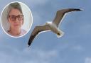 Bev Dee was attacked by gulls while walking her dog on Thames Way in Caister.
