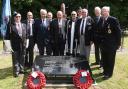 More than 50 people attended the new war memorial's unveiling in Halvergate on Thursday. Picture - Denise Bradley