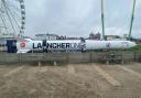The 72ft Virgin Orbit rocket will be on Great Yarmouth seafront until Monday, August 28. Picture - James Weeds
