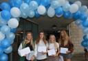 Flegg High students celebrating their GCSE successes. Picture - Ormiston Academies Trust