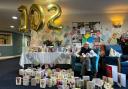 Kate Roberts surrounded by her birthday cards Picture: Ritson Lodge Care Home