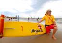 A Gorleston lifeguard on duty during the summer