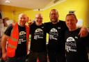 Some of the organisers of the Acle Winter Beer Festival - L-R Jeff Fisher, Adam Fisher, Steve Aldridge and Paul Lambert