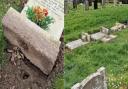 Several graves in Gorleston Cemetery have been removed from the ground