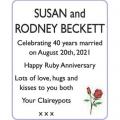 SUSAN and RODNEY BECKETT