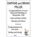 DAPHNE and BRIAN MILLER