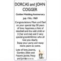 DORCAS and JOHN COGGER