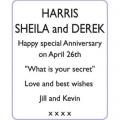 SHEILA and DEREK HARRIS