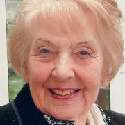 Midwife Helen Jeffrey who has died aged 100 was a 'force of nature' who was sometimes domineering but always busy and with an inspirational appetite for life. She is pictured here in her 90s.