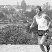 Duncan Forbes training on Mousehold Heath in July, 1976  Pictures: Archant Library