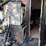A tumble dryer caused a fire at the Rose and Crown pub in Harpley earlier this month.
