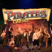 Jack Jay, Johnny Mac, James Franklin and the cast of Pirates Online! from the Great Yarmouth Hippodrome Circus