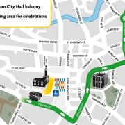 The promotion parade route map. Photo: NCFC