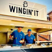 Kyle Crux and Zach Pieri have launched a new food truck serving up chicken wings with flavours from around the world