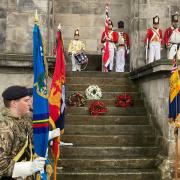 A flashback to last year's service where Admiral Lord Nelson was remembered Picture: Anthony Carroll