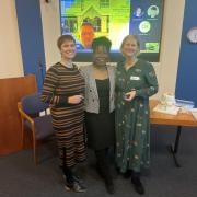 From left: Alana Hunt, Professor Jacqueline Dunkley-Bent and Delyse Maidman