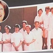 Sylvia Betts, inset, who died aged 73, was well known when she worked as a dinner lady in Belton in the 1970s.