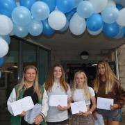 Flegg High students celebrating their GCSE successes. Picture - Ormiston Academies Trust