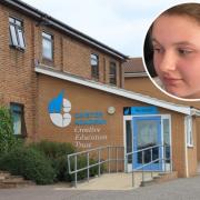 Tia-Mae Brown, 12, was excluded from lessons at Caister Academy for wearing a stud in her upper left ear.